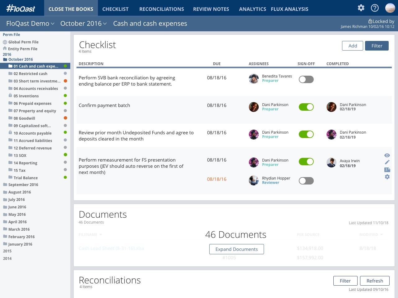 FloQast Workflow