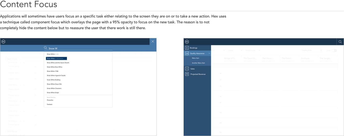 Component Focus