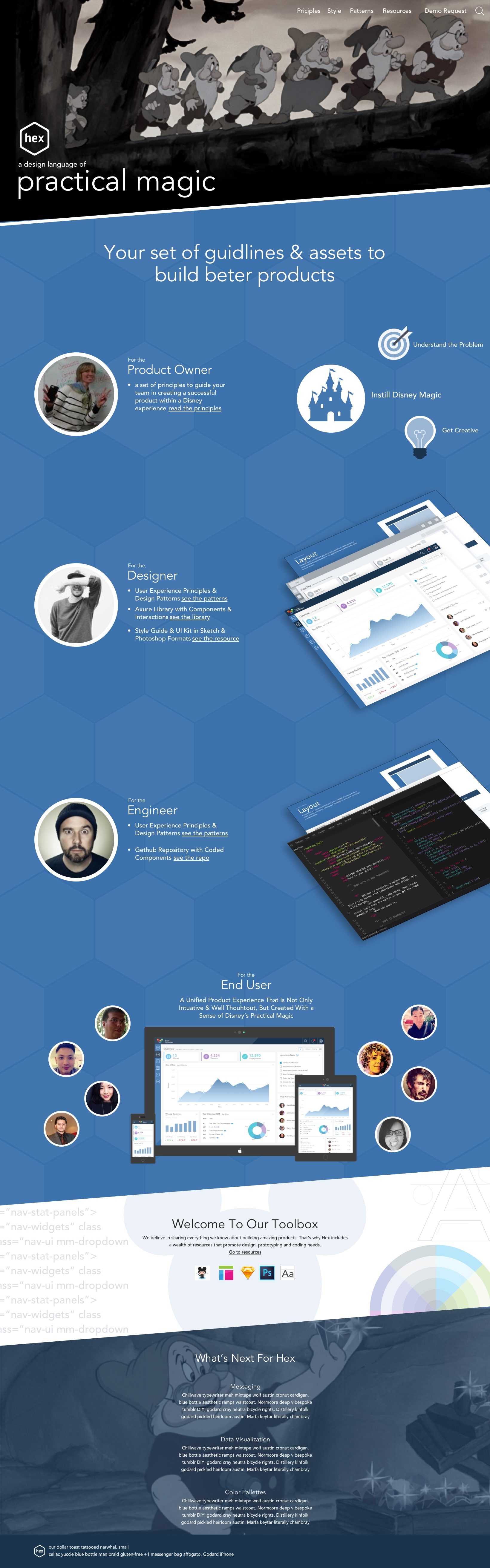 Hex Site Homepage